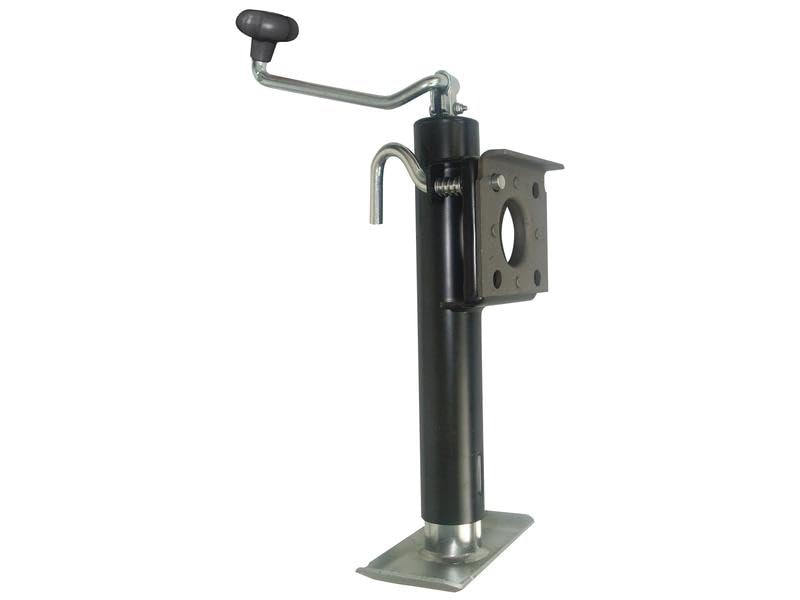 Folding Top Handle Implement Jack 3000lb Capacity Steel Black M1022