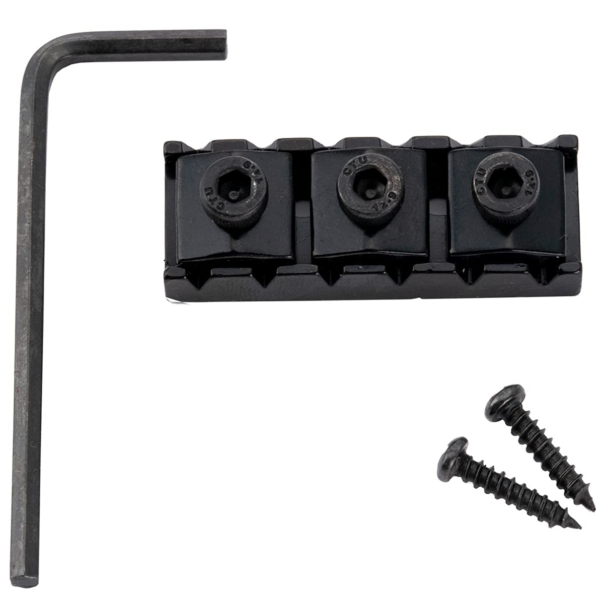 43mm Electric Guitar String Locking Nut Black Z1884