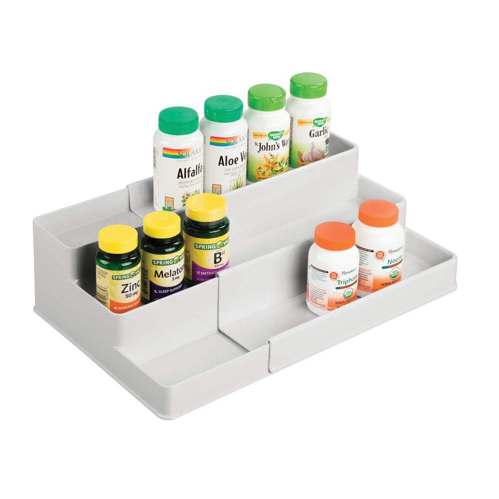 Plastic Expandable 3-Tier Shelf Rack Organizer V87020
