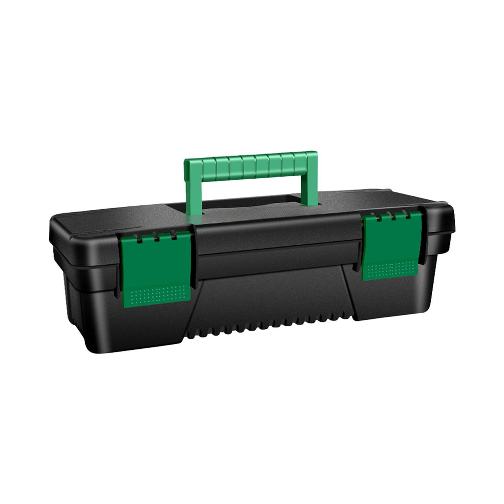 10-Inch Plastic Toolbox with Removable Tray and Double Lock Q605