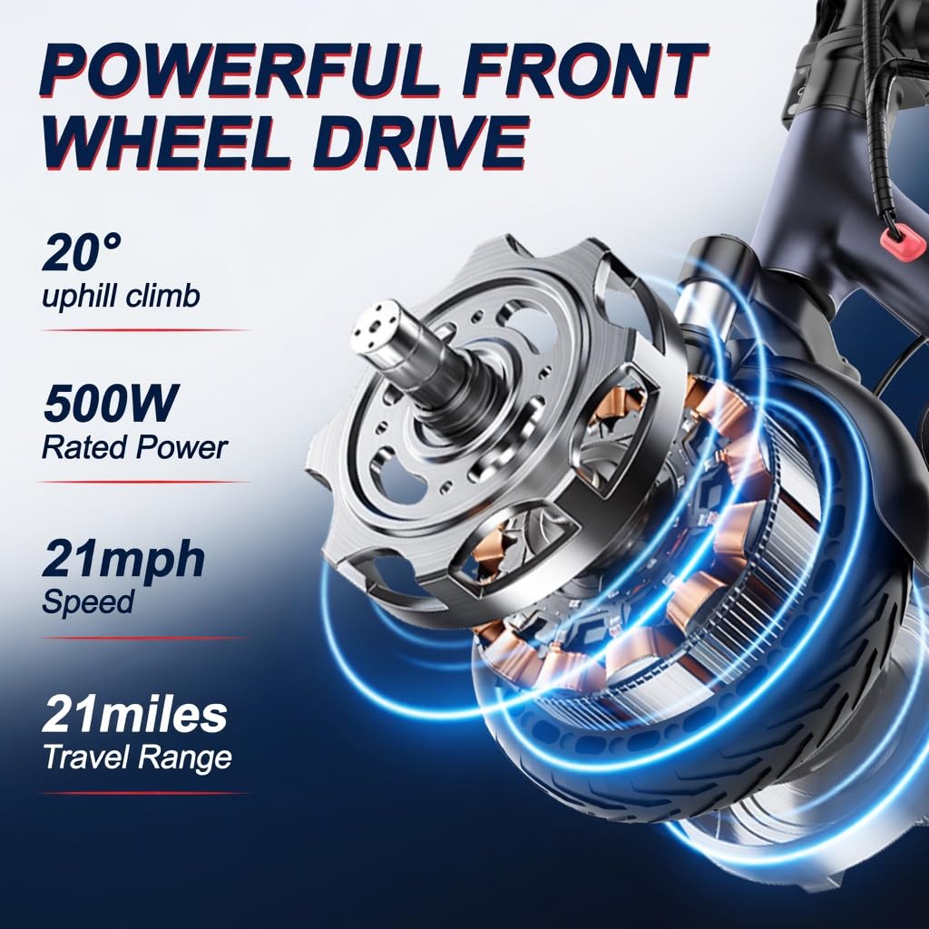 Electric Scooter with Dual Suspension and Braking System Z65657