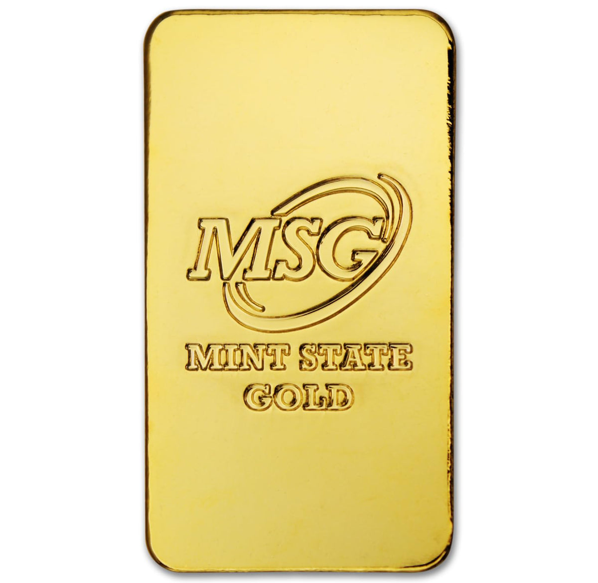 1 oz Gold Plated Bar P949