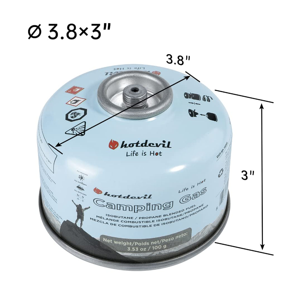 Isobutane Propane Butane Camping Fuel Canister 100 Gram C705