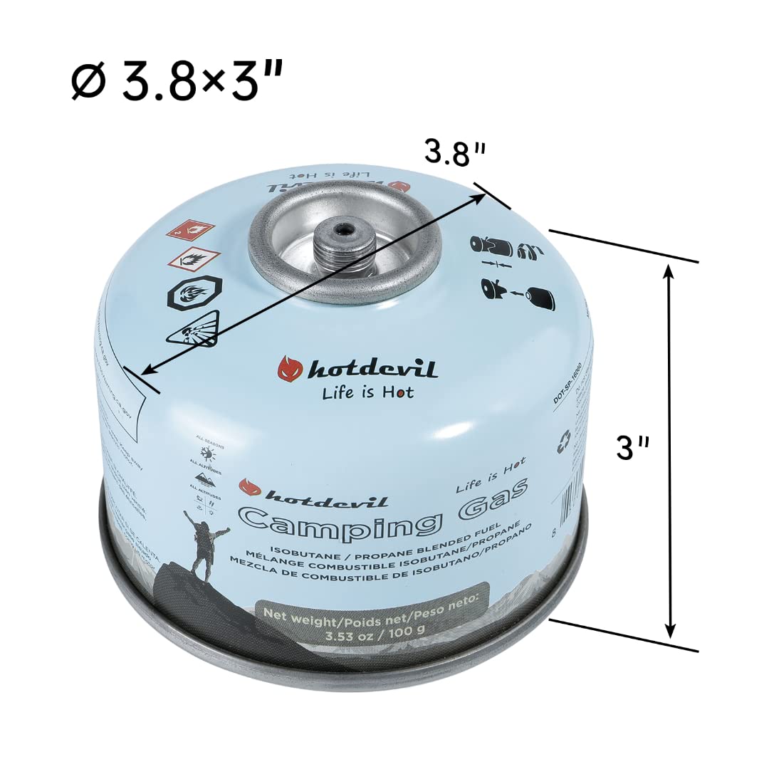 Isobutane Propane Butane Camping Fuel Canister 100 Gram C705