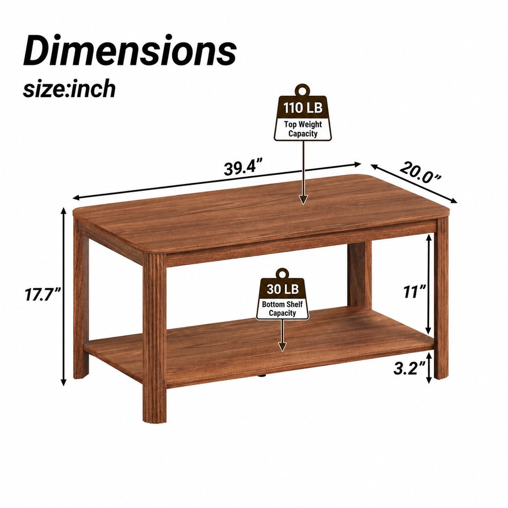 Walnut Coffee Table A7828
