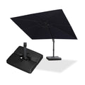 Navy Blue Cantilever Umbrella with Base E75026