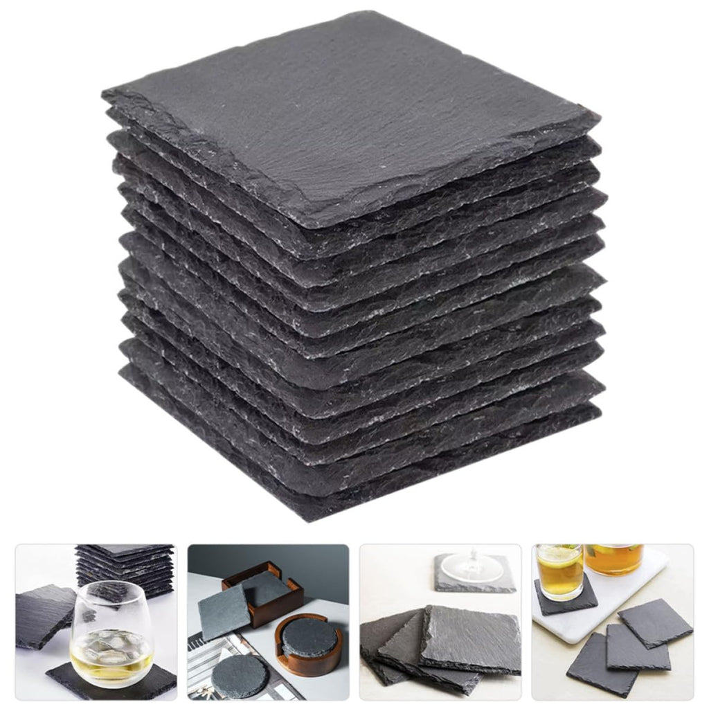 12pcs Natural Stone Table Coasters G12303