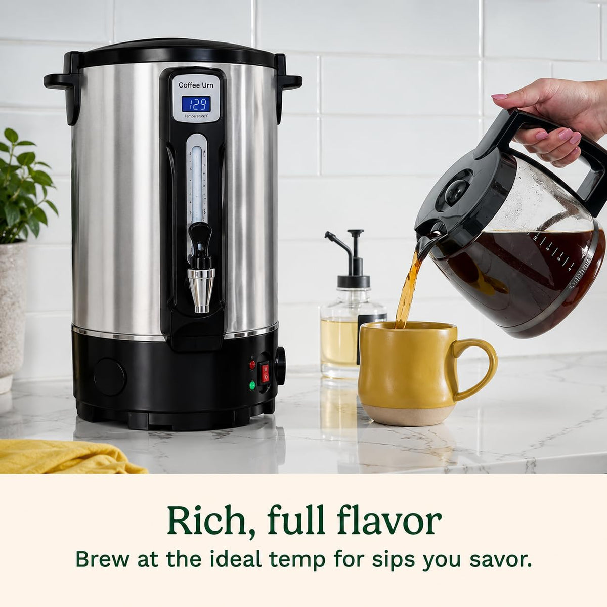 50 Cup Stainless Steel Coffee Urn R512146