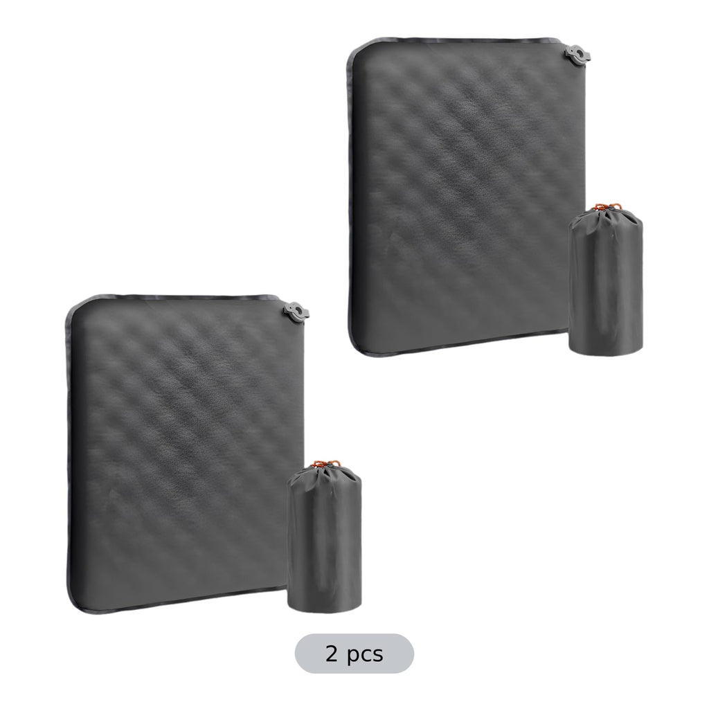 2 Pcs Inflatable Seat Cushion, 16.9 x 13 in Nylon TPU E202