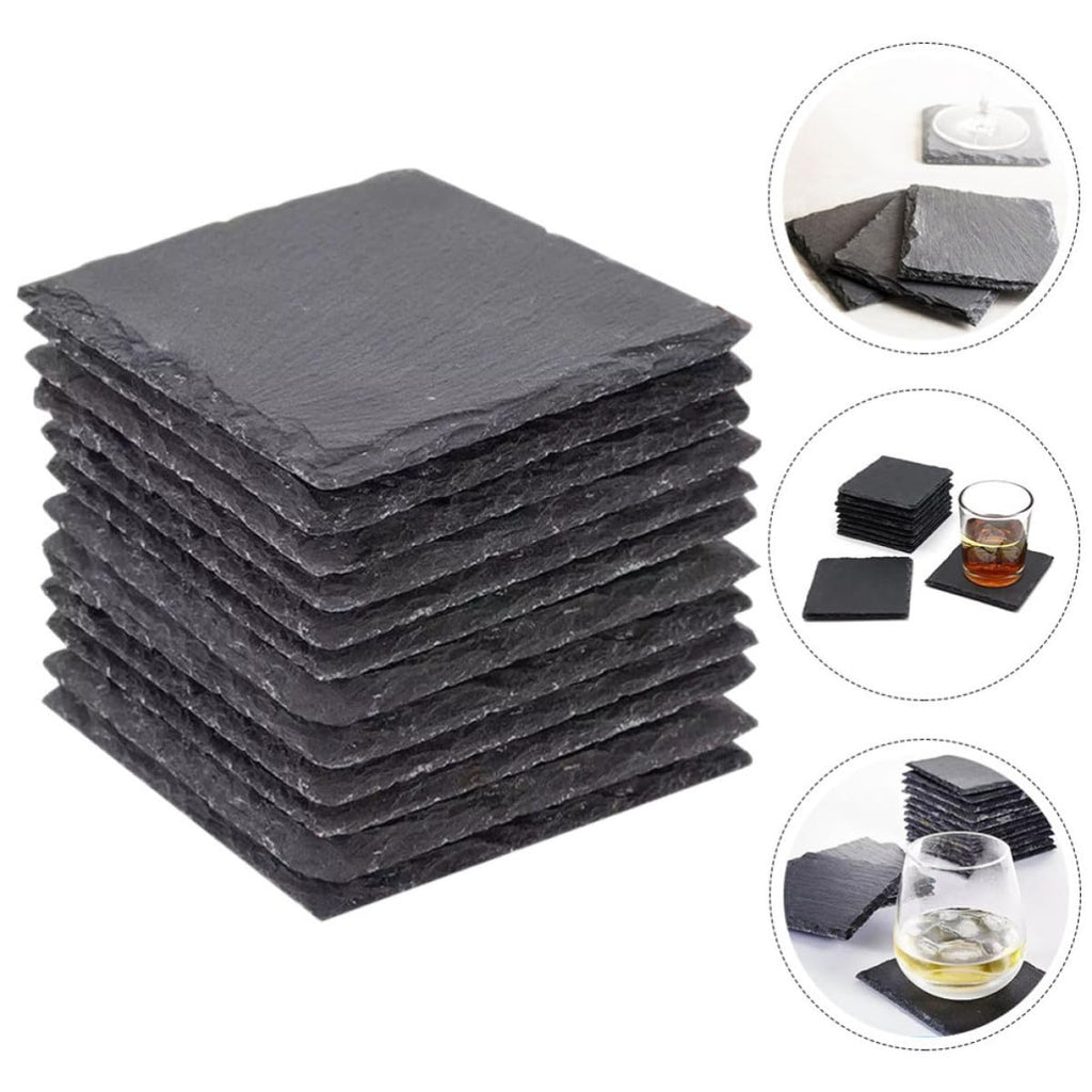 12pcs Natural Stone Table Coasters G12303