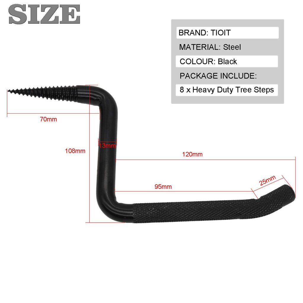 4 inch Screw-in Tree Steps 8Pack O57226