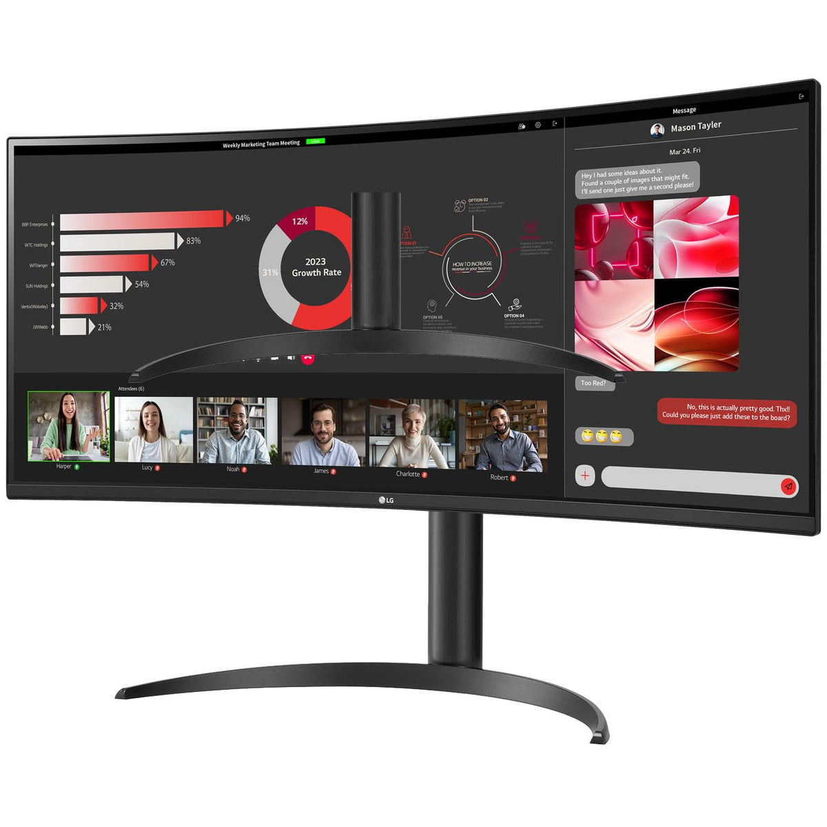 34" Curved UltraWide WQHD 100Hz Monitor X138145