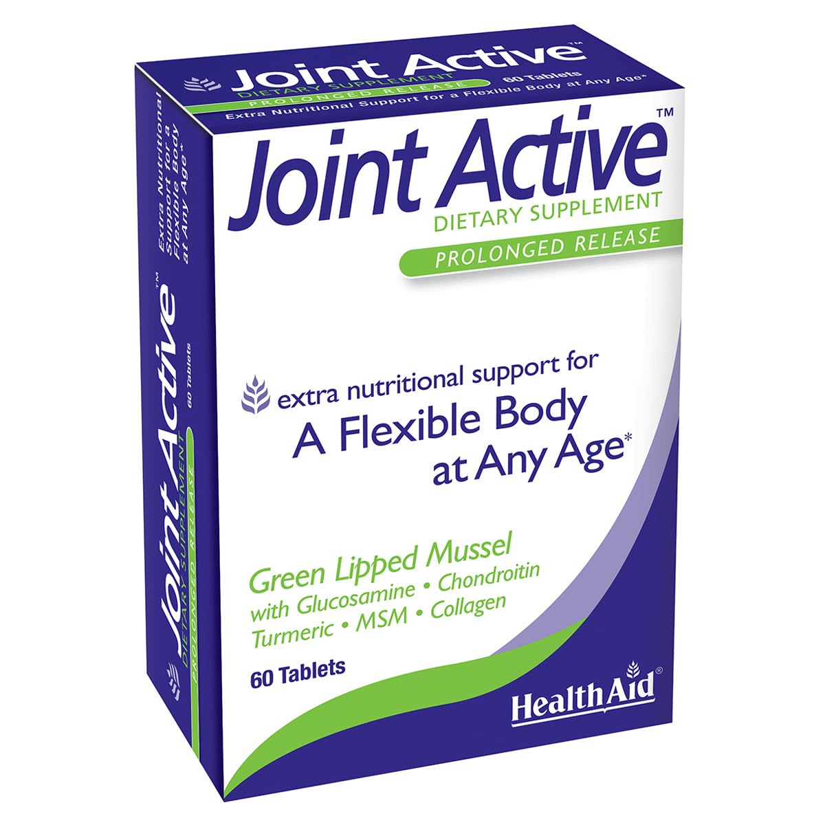 60 Tablets Joint Support with Green-Lipped Mussel Extract, Glucosamine, Chondroitin, Turmeric, MSM and Collagen Q104
