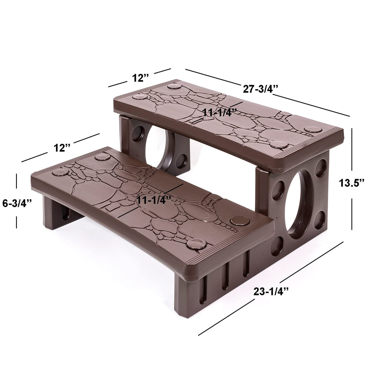 2-Step Spa Hot Tub Pool Deck Steps Y745