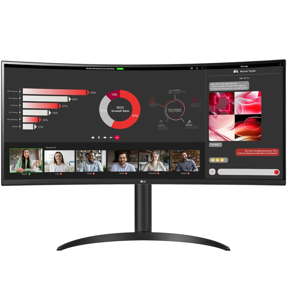 34" Curved UltraWide WQHD 100Hz Monitor X138145