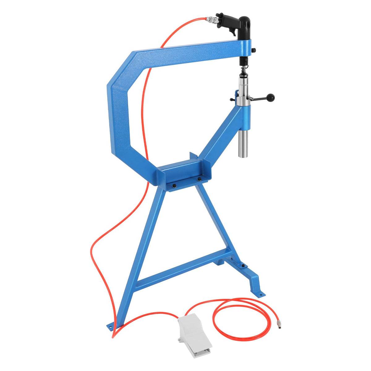 Pneumatic Planishing Hammer with 1" 2" 3" Anvils Dies and Foot Pedal J93104