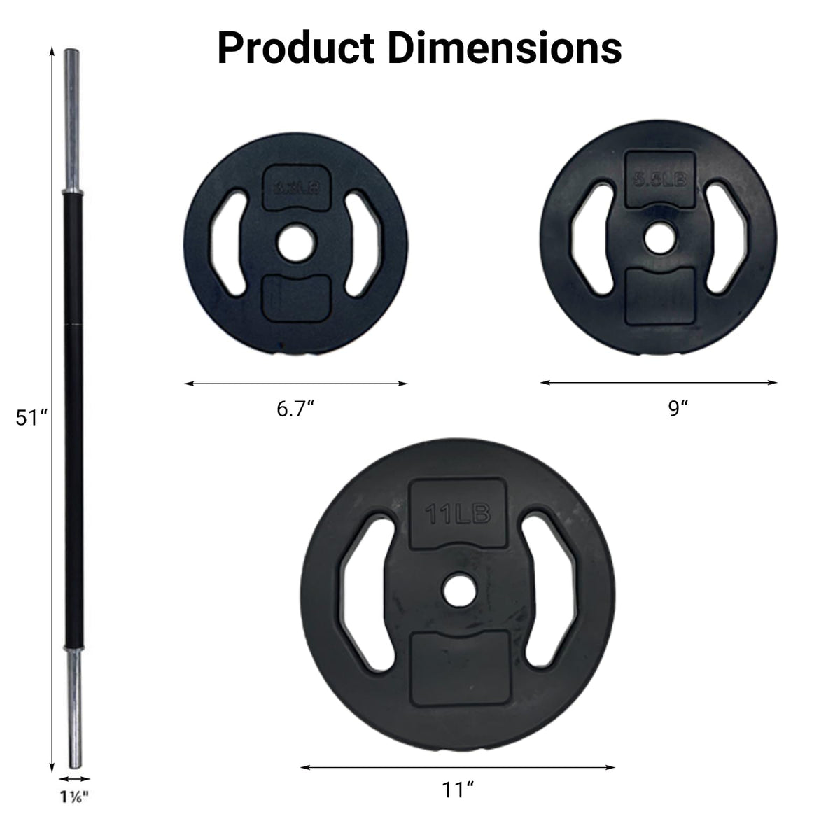 Adjustable Barbell Weight Set P191