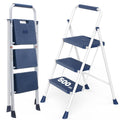 3 Step Anti-Slip Handrail 500lbs Step Ladder Q68419