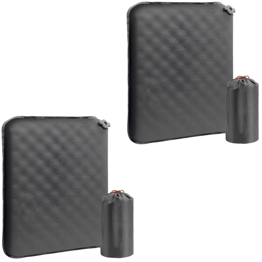 2 Pcs Inflatable Seat Cushion, 16.9 x 13 in Nylon TPU E202