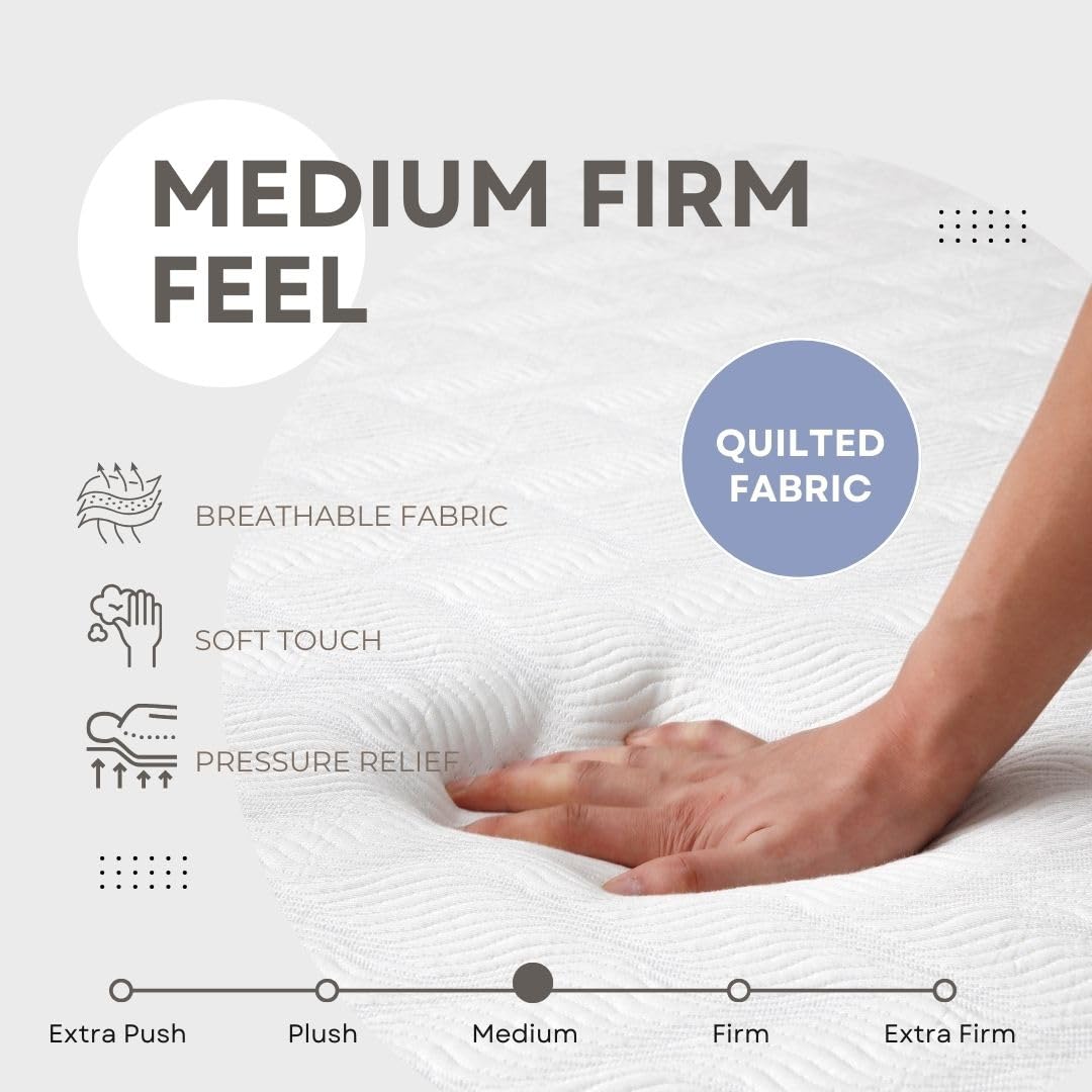 8 Inch Gel Memory Foam Twin Size Mattress O2948
