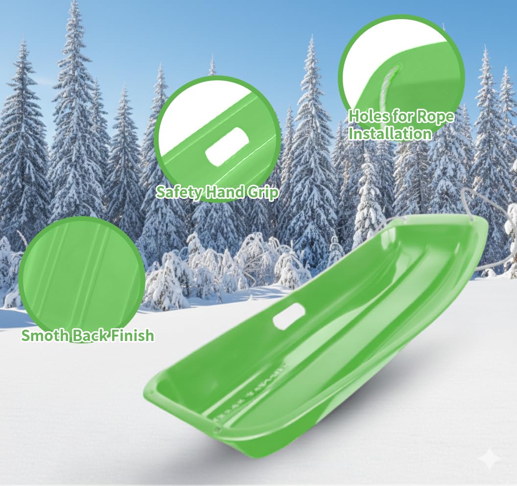 2-Person Sled 35" Toboggan R7955