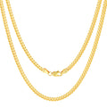 18k Yellow Gold Cuban Link Chain Necklace O884317