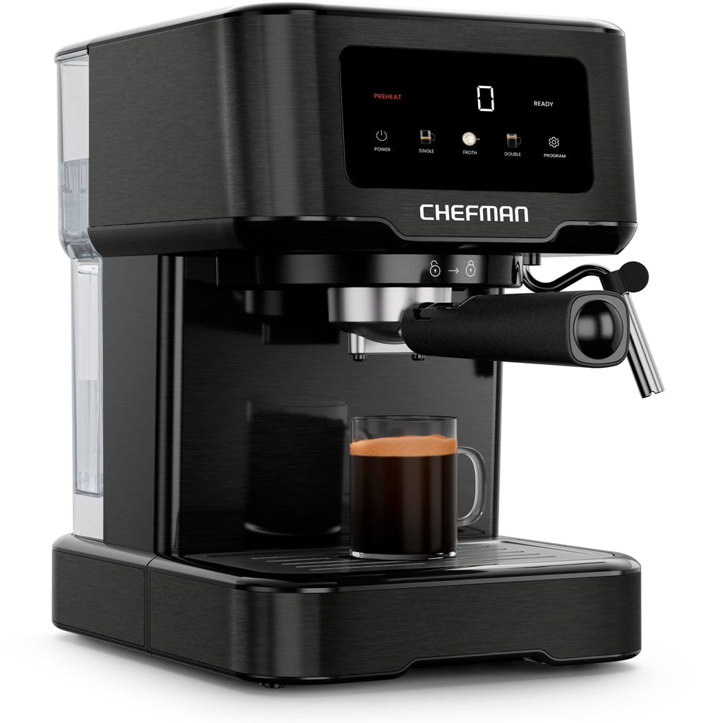15 Bar Digital Espresso Machine with Steam Wand J59441