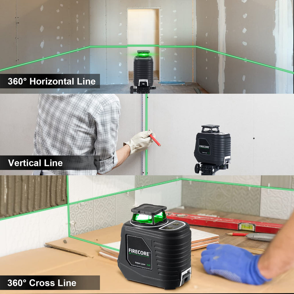 360° Self Leveling Laser Level with Tripod E877