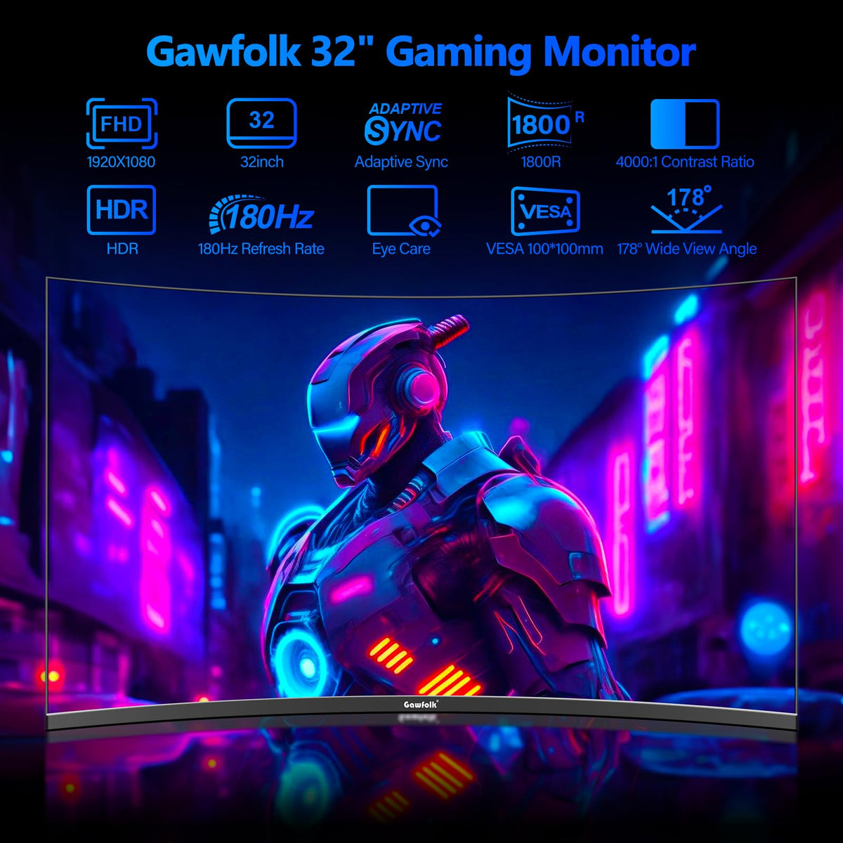 32 inch Curved Gaming Monitor 165HZ W439