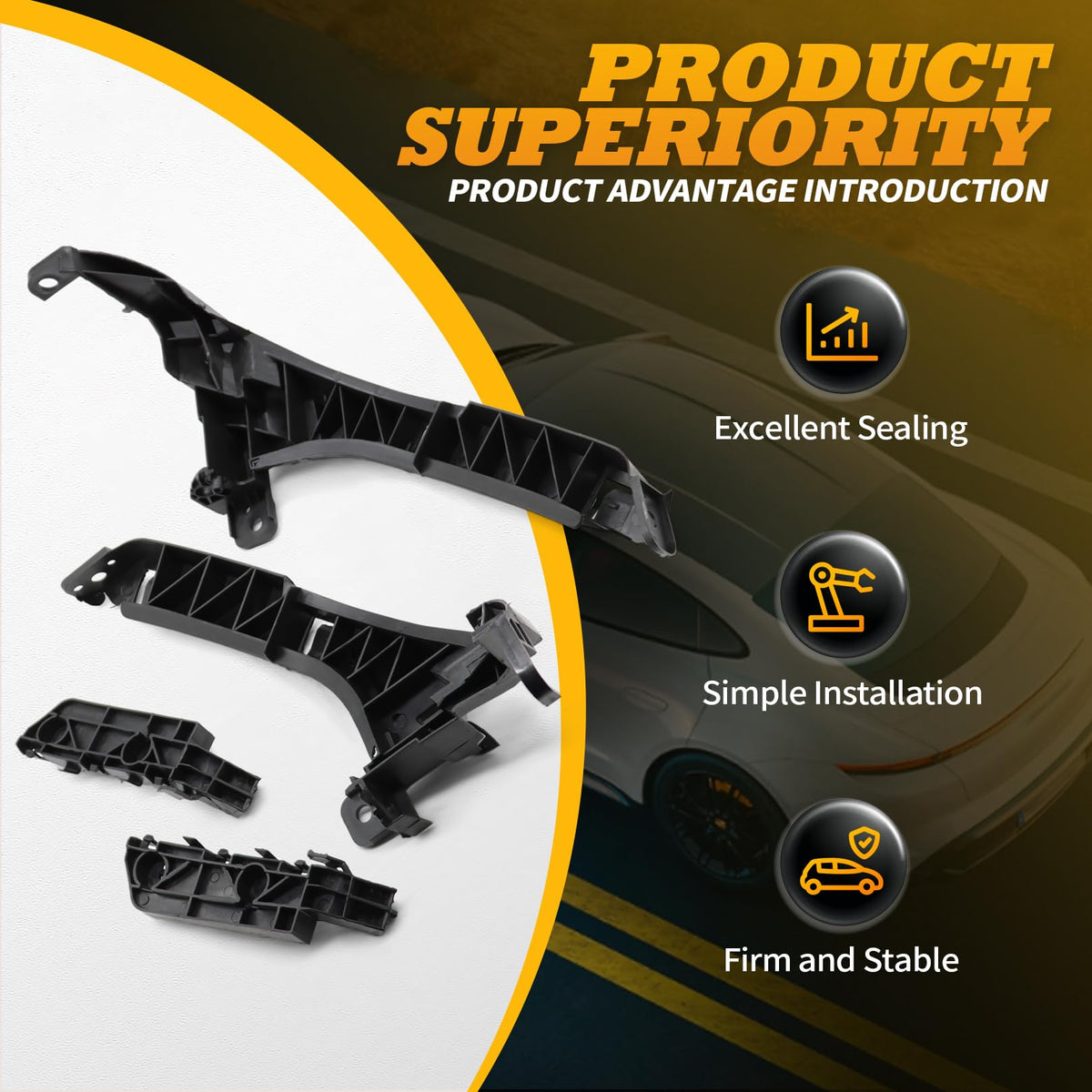 Front Bumper & Headlight Brackets K51728