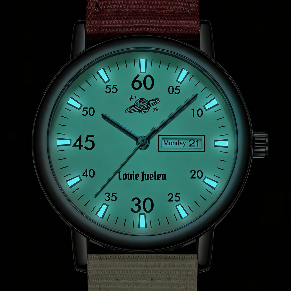 40mm Stainless Steel Analog Quartz Watch A820