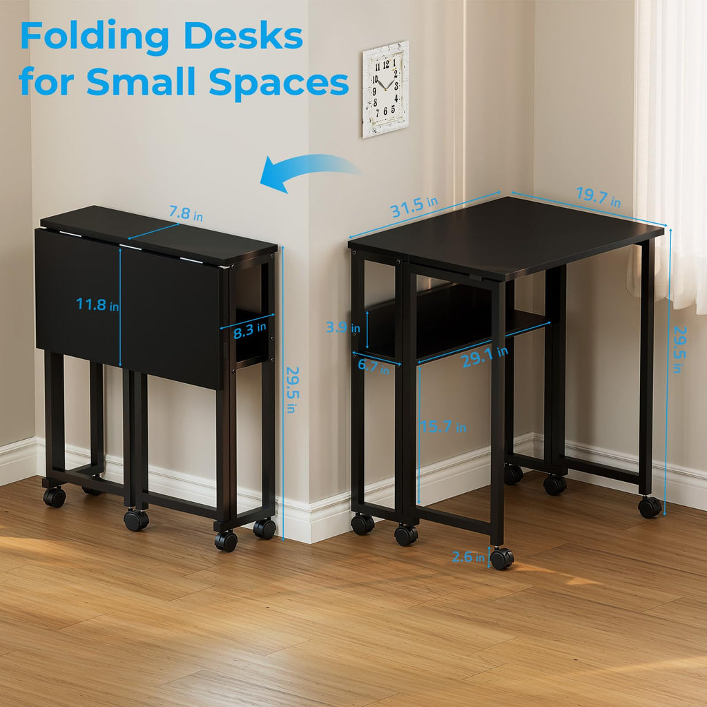 Folding Desk with Wheels F204779