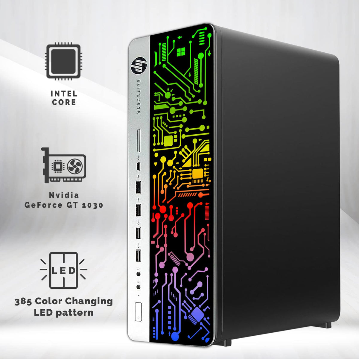Intel i5 6th Gen 32GB RAM 240GB SSD 2TB HDD RX 550 Desktop PC S37746