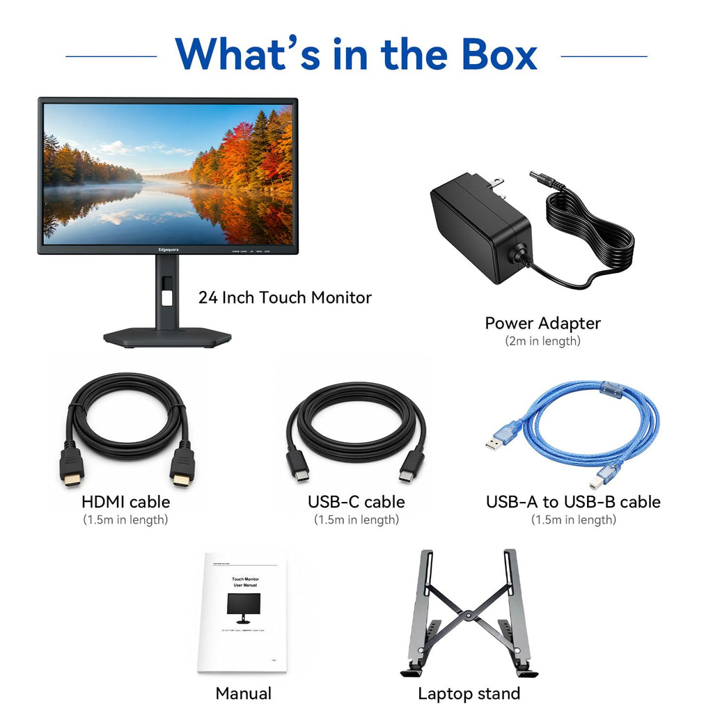24 Inch USB-C Touchscreen Monitor Adjustable VA D78062