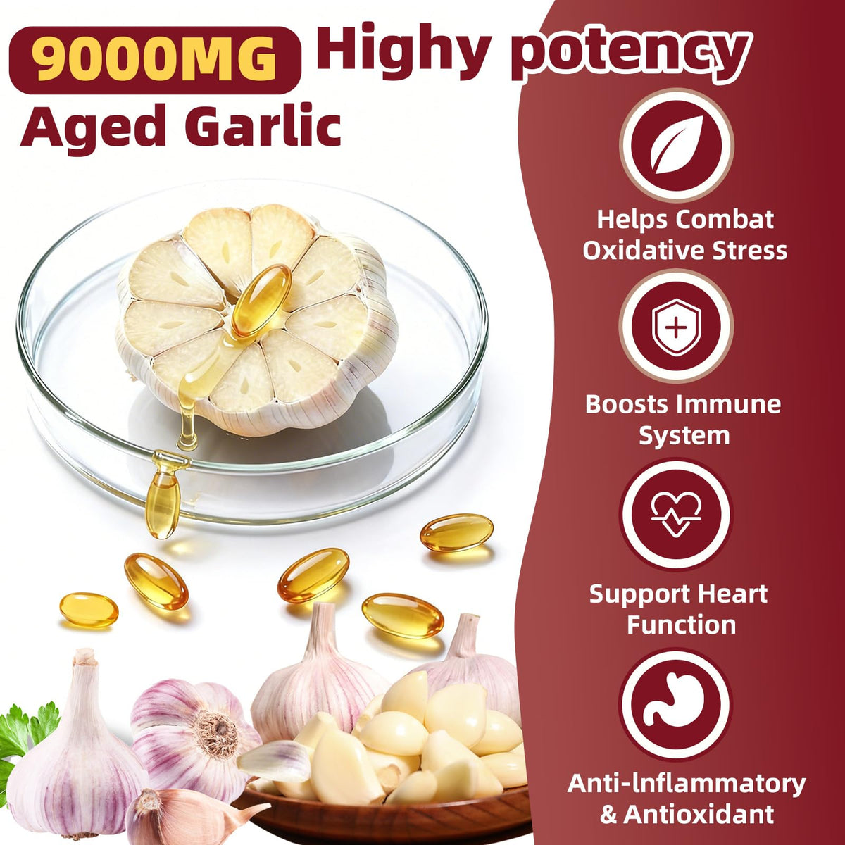 Aged Garlic Extract Vegetarian Softgels Q411