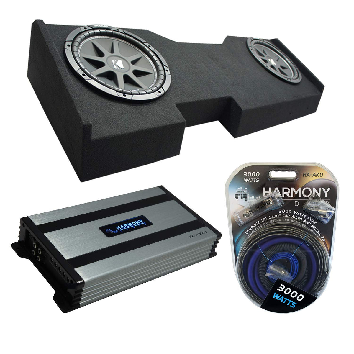 Dual 12" Sub Box with Amp N87723