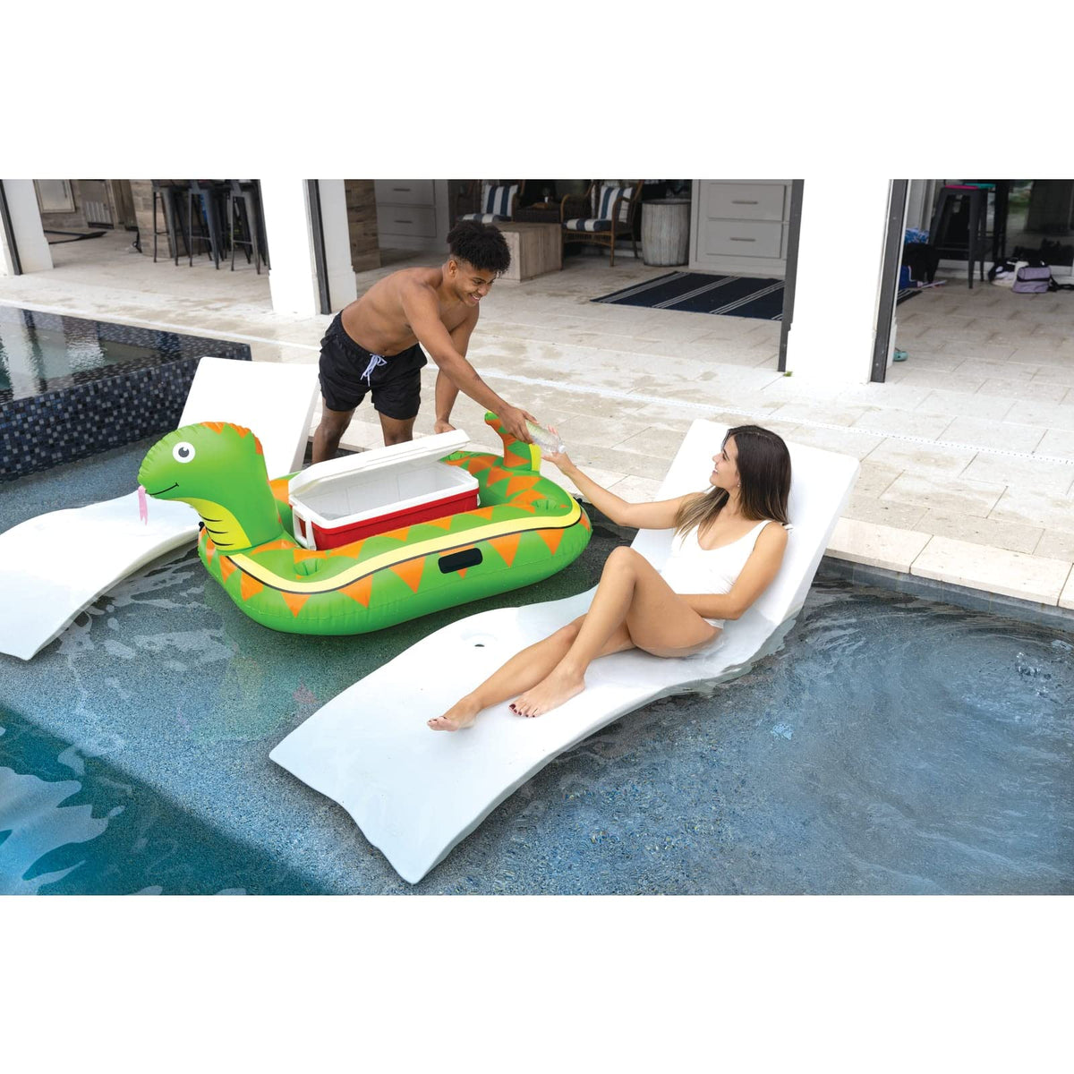 Inflatable Floating Drink Cooler 46 qt I45425