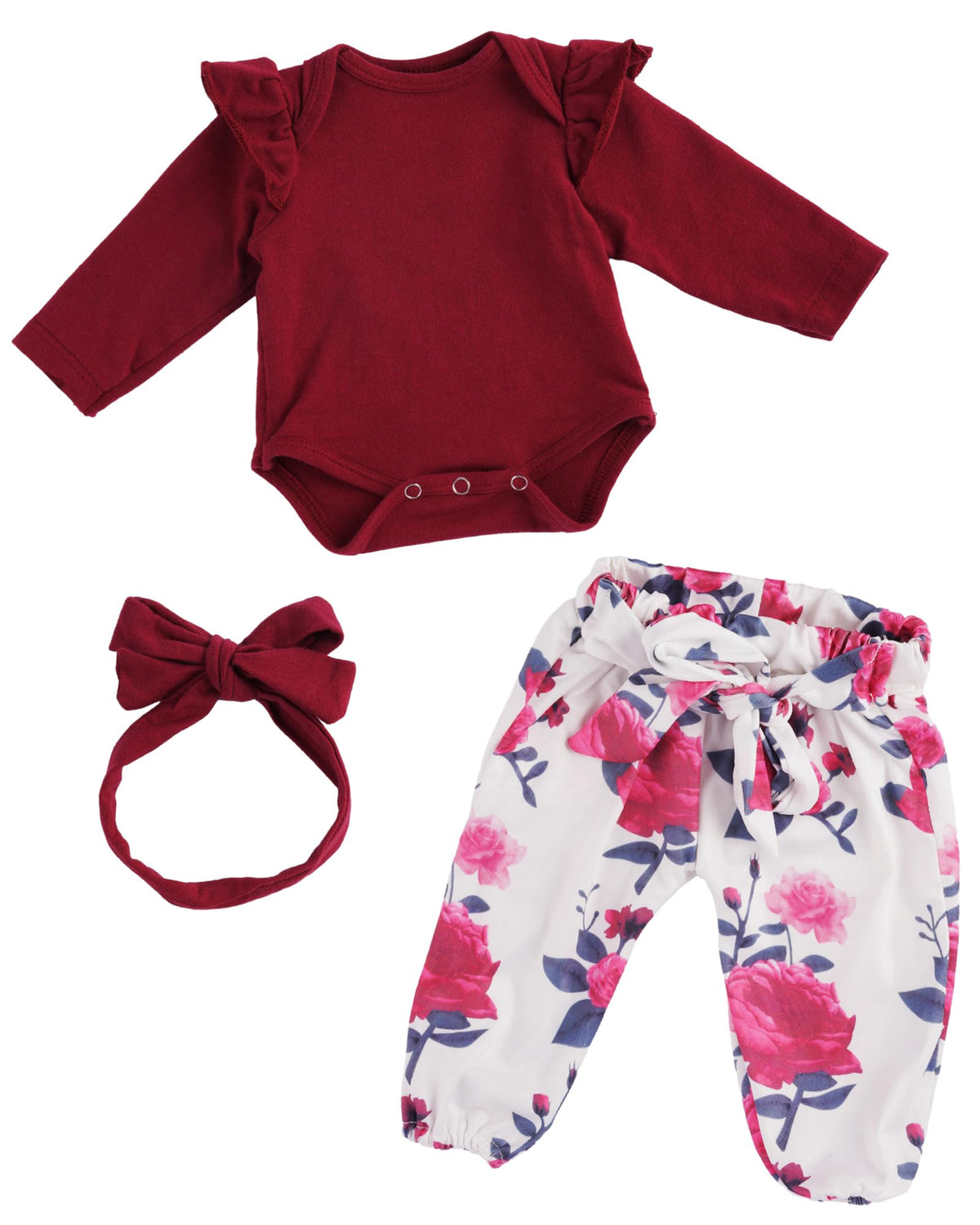 3 Pcs Baby Doll Clothes for 17-22 Inch Dolls A95866