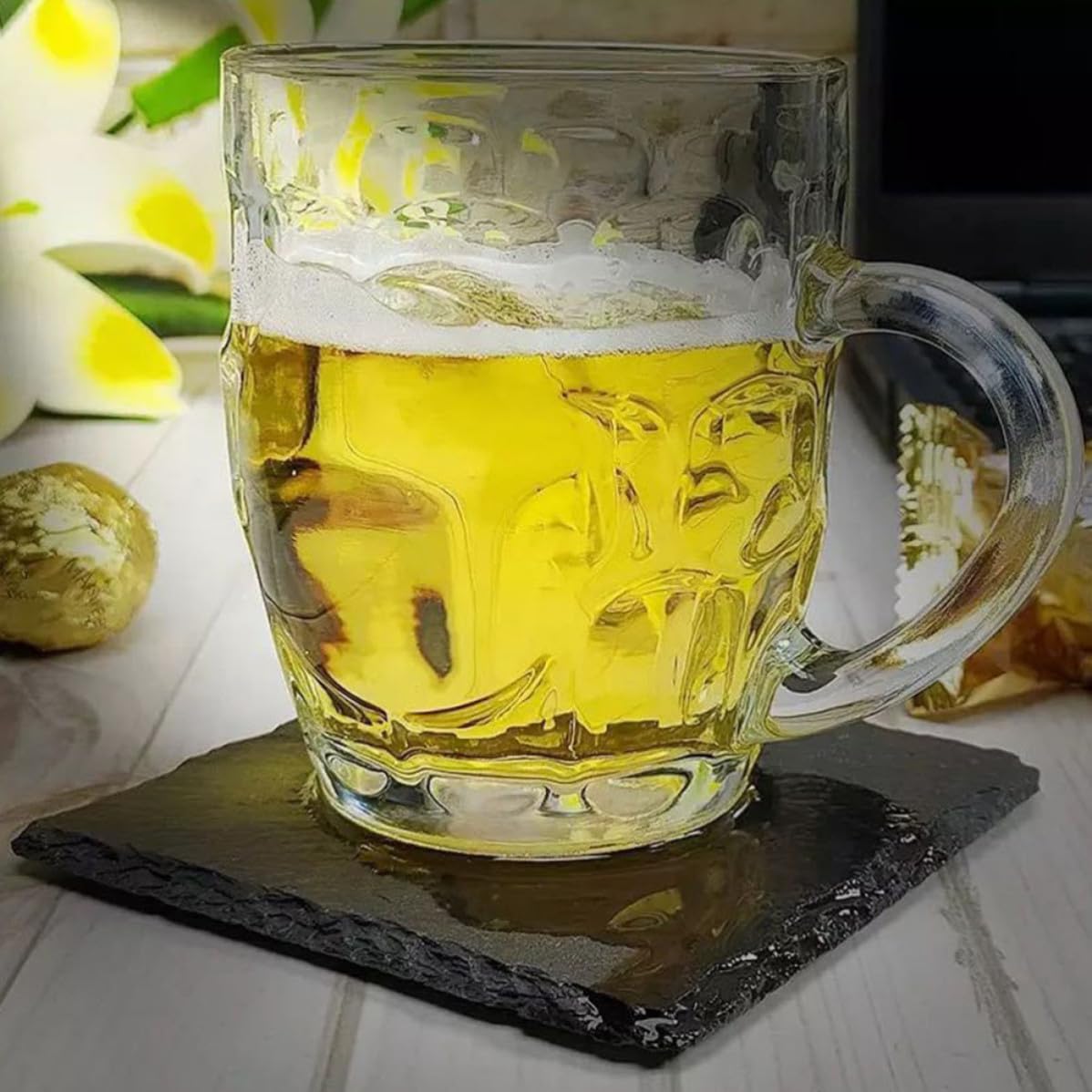 12pcs Natural Stone Table Coasters G12303