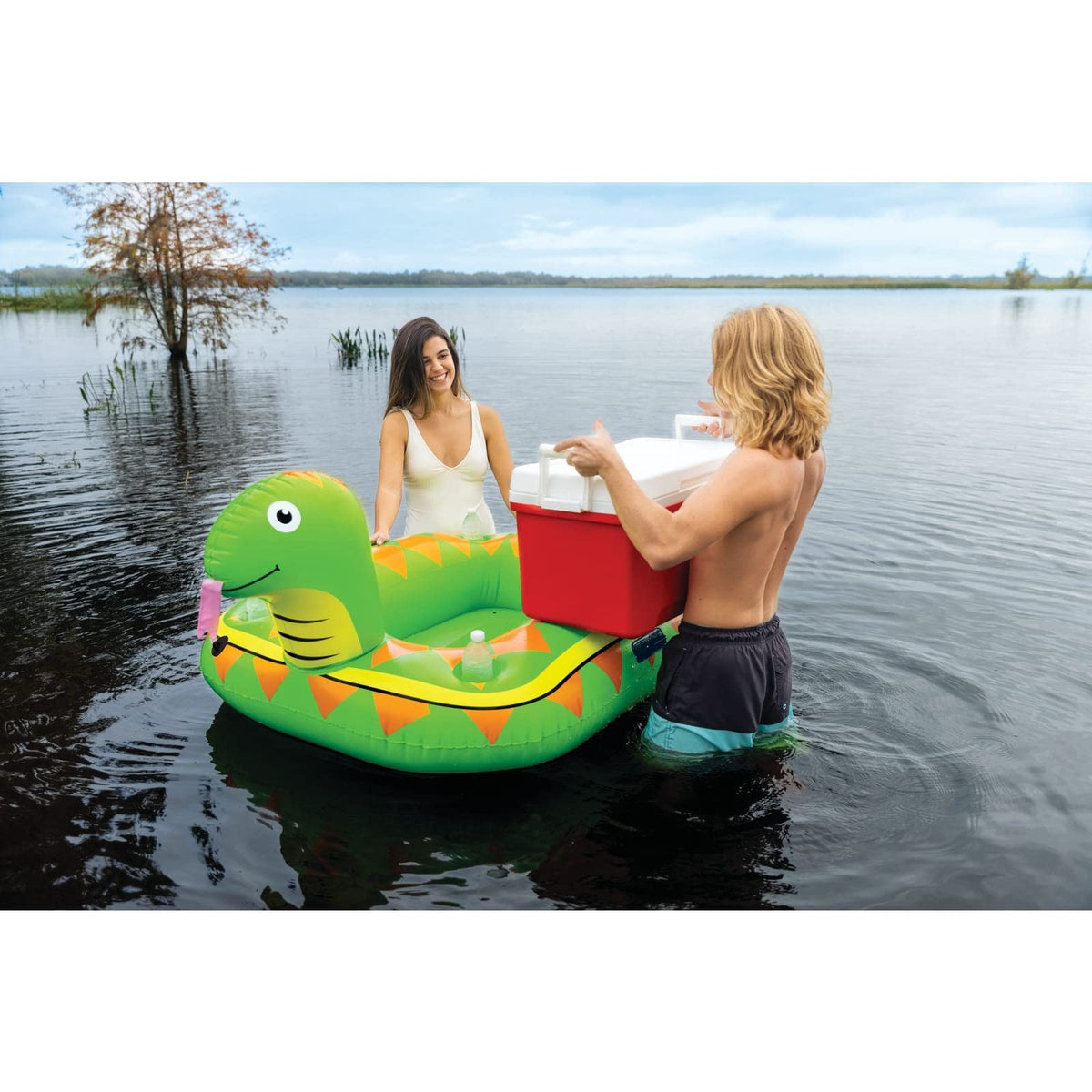 Inflatable Floating Drink Cooler 46 qt I45425
