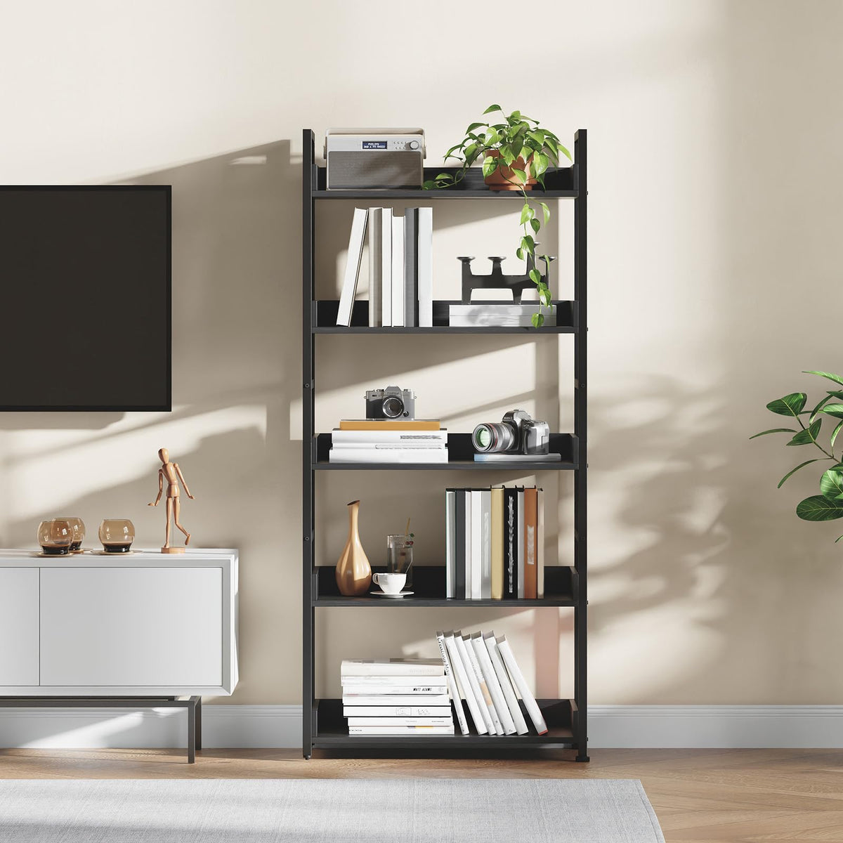 5 Tier Bookshelf E48225