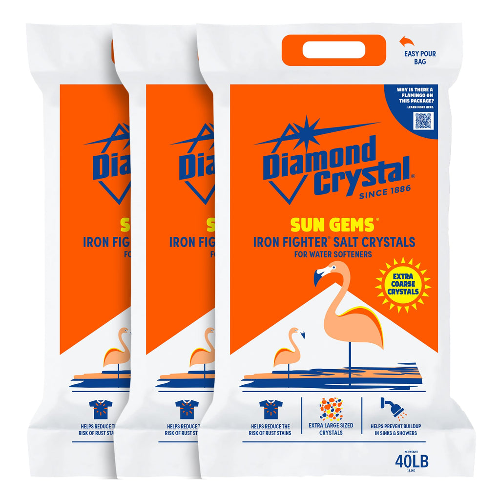 3 Pack Water Softener Salt, 40 Pounds T8249