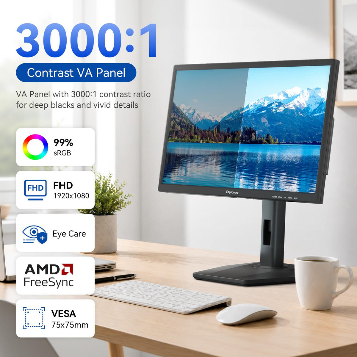 24 Inch USB-C Touchscreen Monitor Adjustable VA D78062