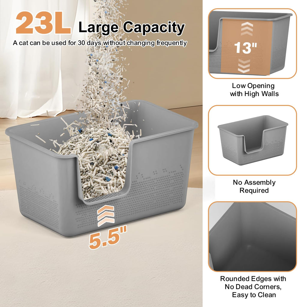 Extra Large High Sided Cat Litter Box H10205