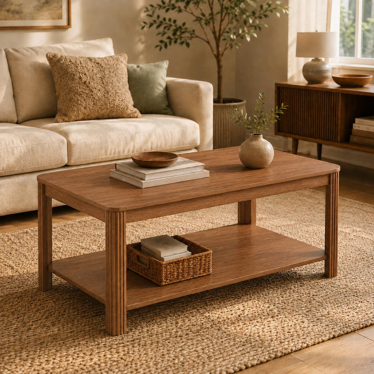 Walnut Coffee Table A7828