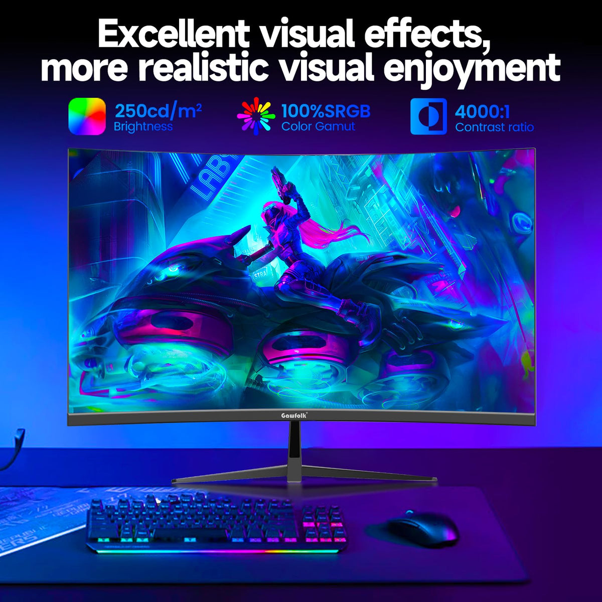 32 inch Curved Gaming Monitor 165HZ W439