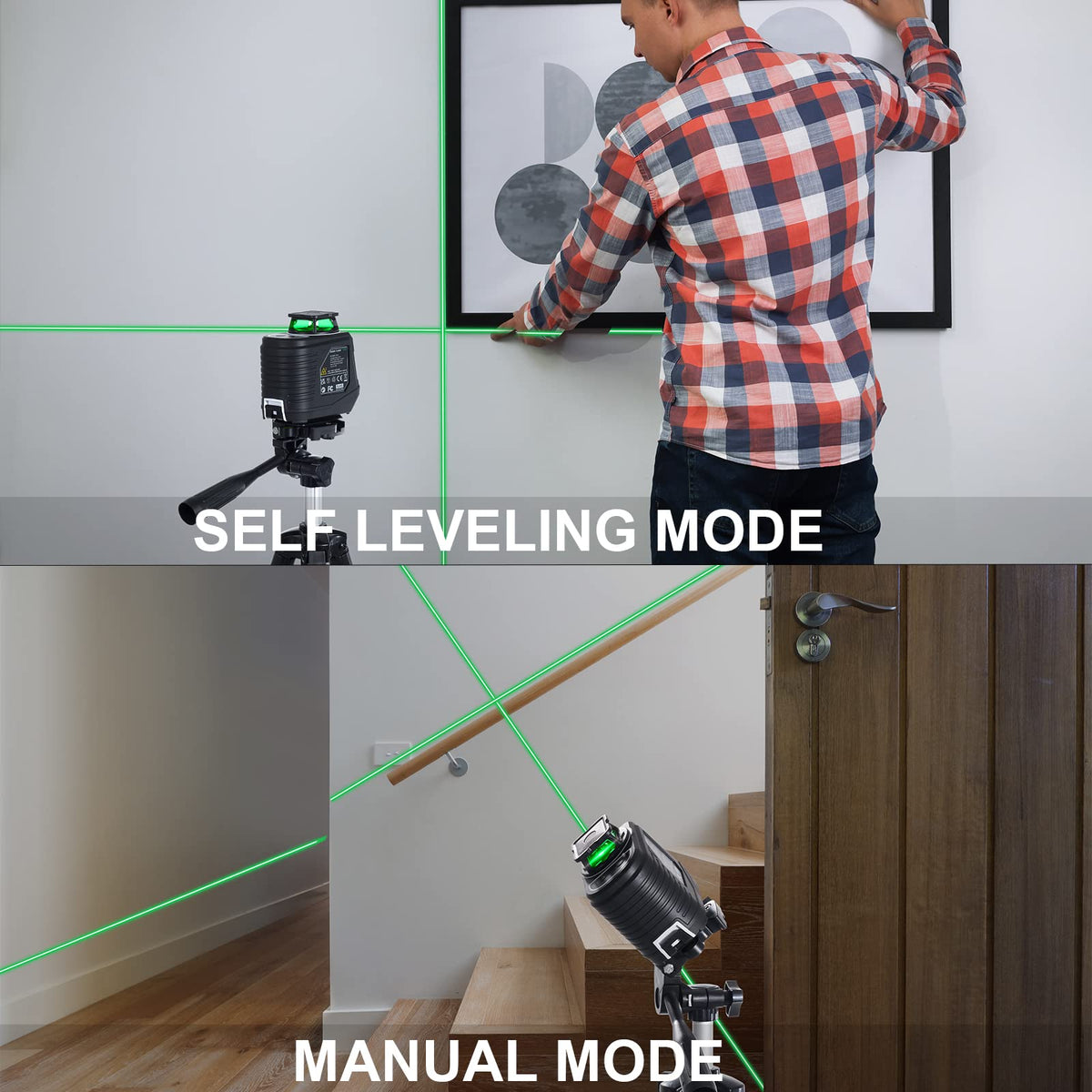 360° Self Leveling Laser Level with Tripod E877