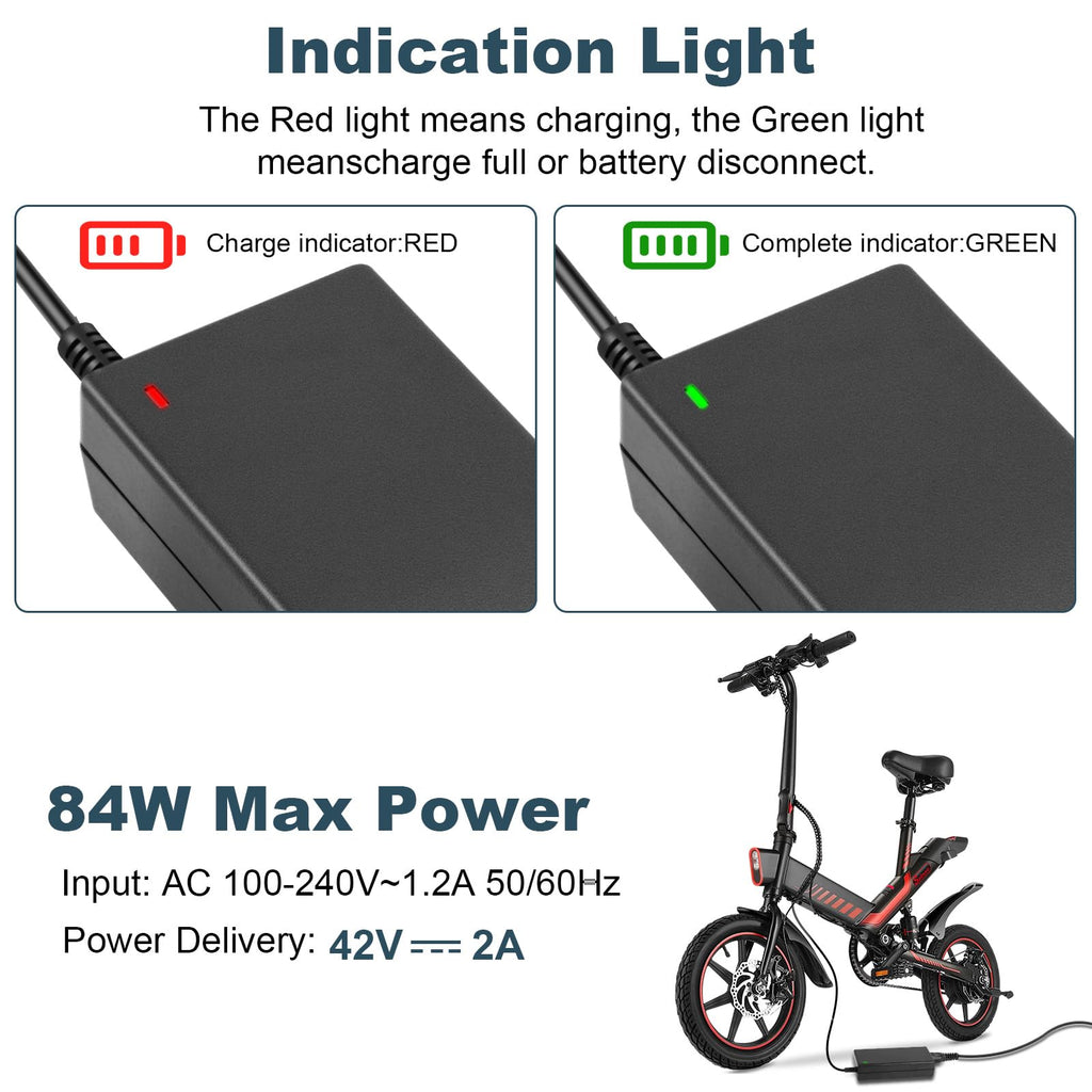 42V 2A Electric Scooter Charger with 7 Plugs Y412279