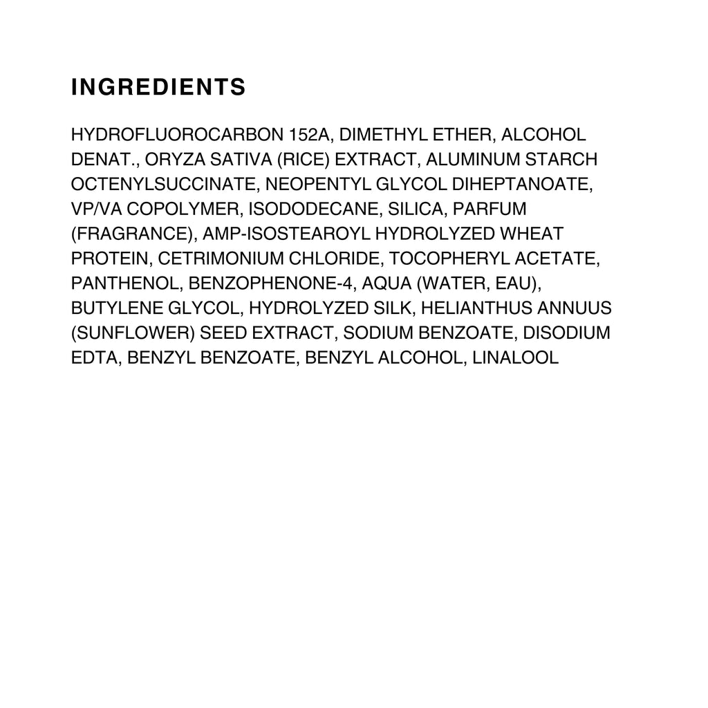 Oil Absorbing Dry Shampoo Spray E9294