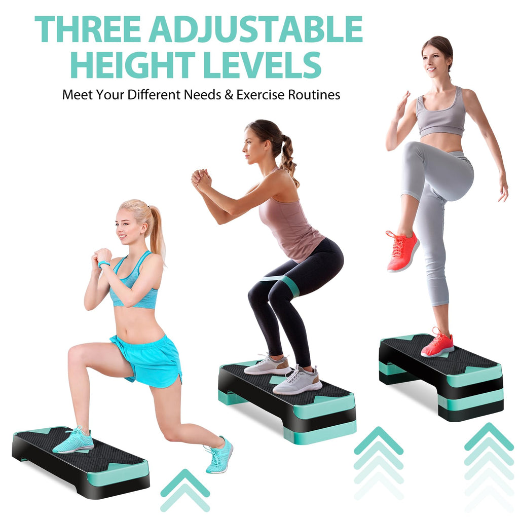 27 Inch Adjustable Aerobic Exercise Step Platform F31198